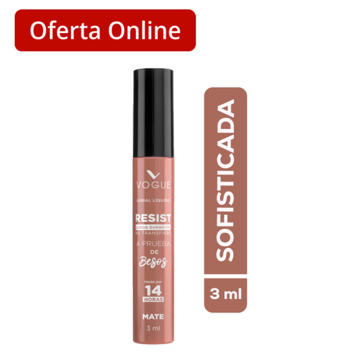 Labial Liquido Vogue Resist Sofisticada X 3Ml