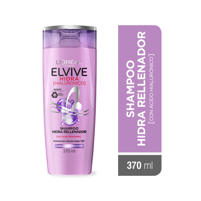 Shampoo Elvive Hidra Hialurónico - Cabello Deshidratado X 370Ml