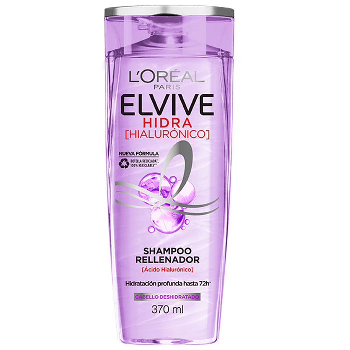 Loreal Elvive Shampoo Hidra Hialuronico X 370Ml