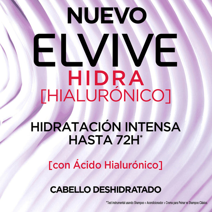 Shampoo Elvive Hidra Hialurónico - Cabello Deshidratado  X 680Ml