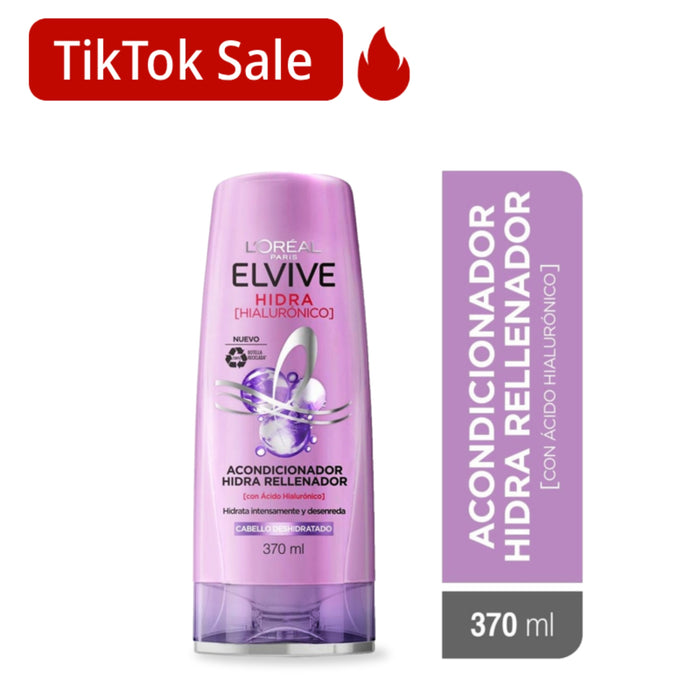 Acondicionador Elvive Hidra Hialurónico - Cabello Deshidratado X 370Ml