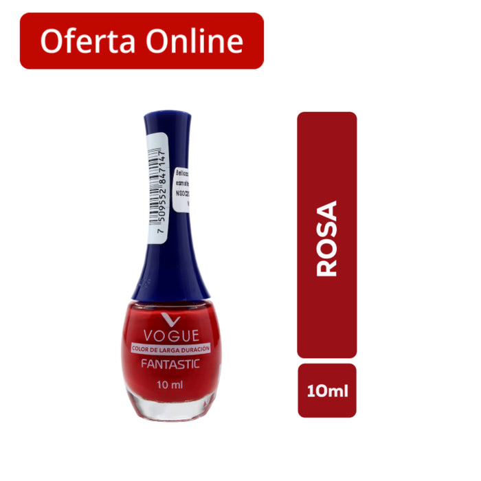 Esmalte Vogue Fantastic Nro.347 Rosa X 10Ml
