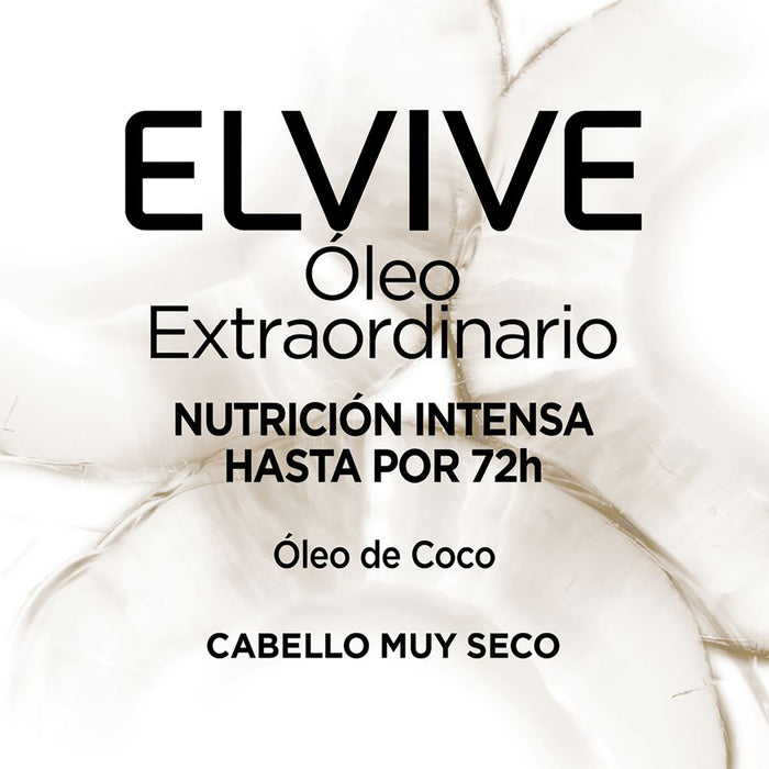 Shampoo Elvive Oleo Coco - Cabello Muy Seco X 370Ml