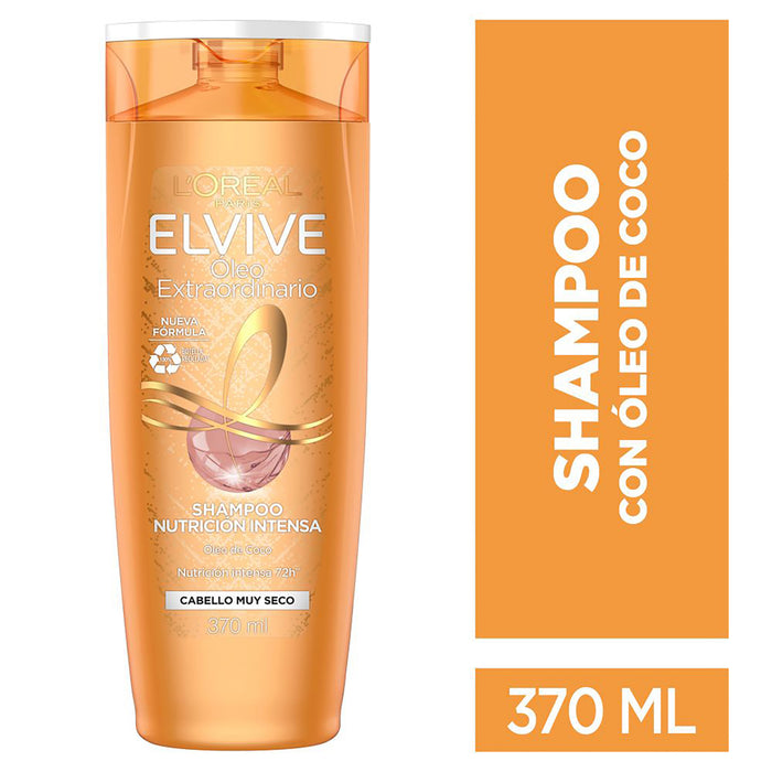 Shampoo Elvive Oleo Coco - Cabello Muy Seco X 370Ml