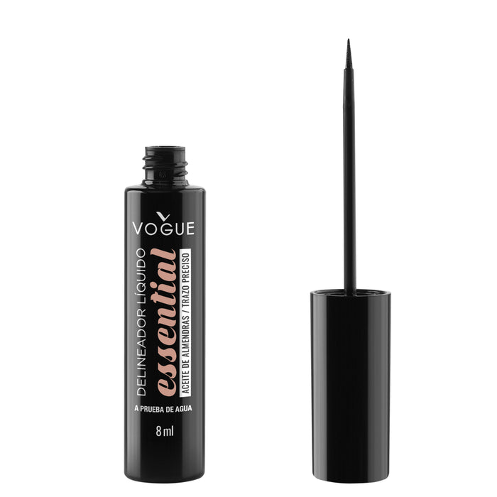 Delineador Liquido Vogue Essential Negro X 8Ml