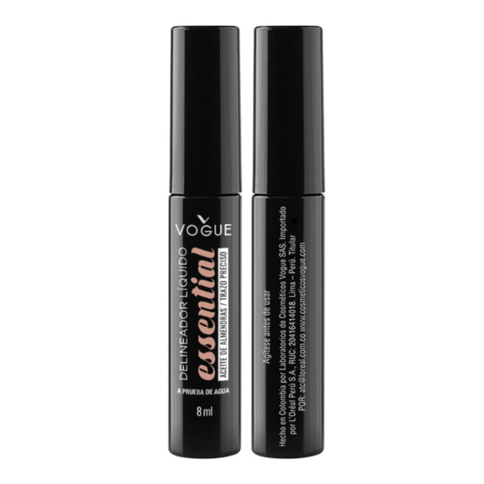 Delineador Liquido Vogue Essential Negro X 8Ml