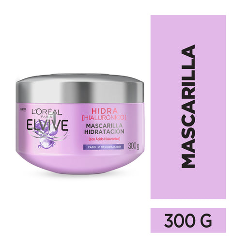 Mascarilla Elvive Capilar Hidra Hialurónico - Cabello Deshidra...