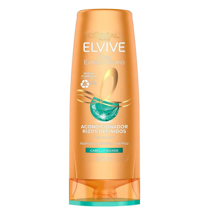 Elvive Acondicionador Oleo Extraordinario Rizos X 370Ml