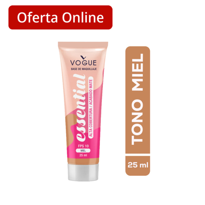 Base Maquillaje Vogue Essential Miel X 25Ml
