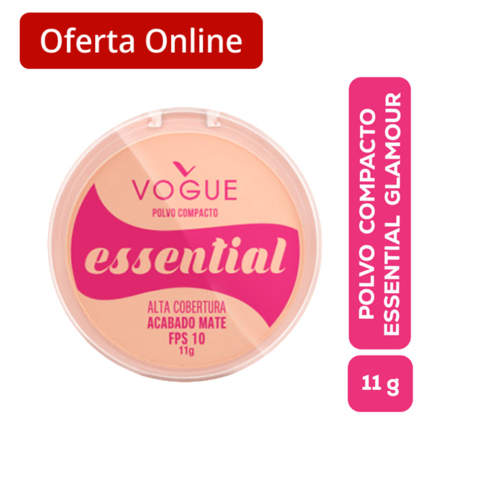 Polvo Compacto Vogue Essential Glamour X 11G