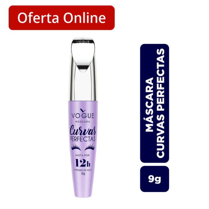 Mascara De Pestañas Vogue Curvas Perfectas 12H Negro X 9G