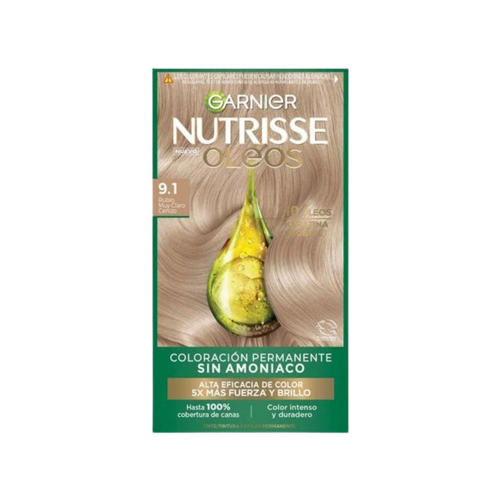 Garnier Nutrisse Oleos Tinte # 9.1 Rubio Muy Claro