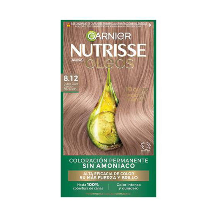 Garnier Nutrisse Oleos Tinte # 8.12 Rubio Claro