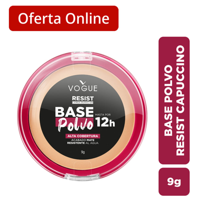 Base Vogue En Polvo Resist 12H Cappuccino X 9G