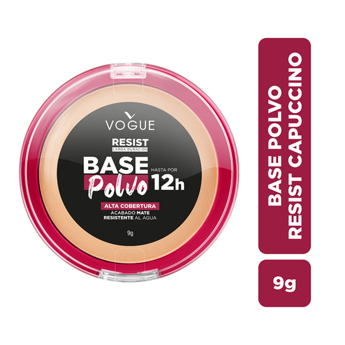 Base Vogue En Polvo Resist 12H Cappuccino X 9G