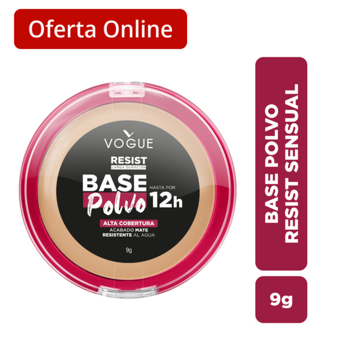 Base Vogue En Polvo Resist 12H Sensual X 9G