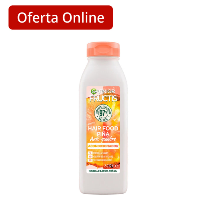 Acondicionador Garnier Fructis Hair Food Piña X 300Ml