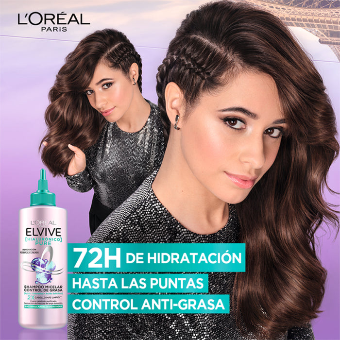 Shampoo Elvive Micelar Pure X 300 Ml