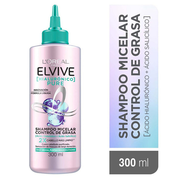 Shampoo Elvive Micelar Pure X 300 Ml