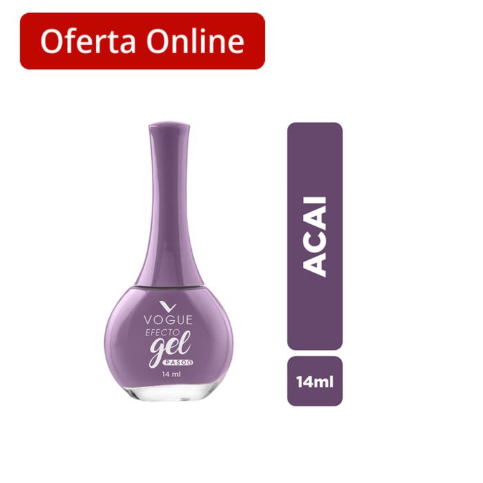 Esmalte Vogue Efecto Gel Acai X 14Ml