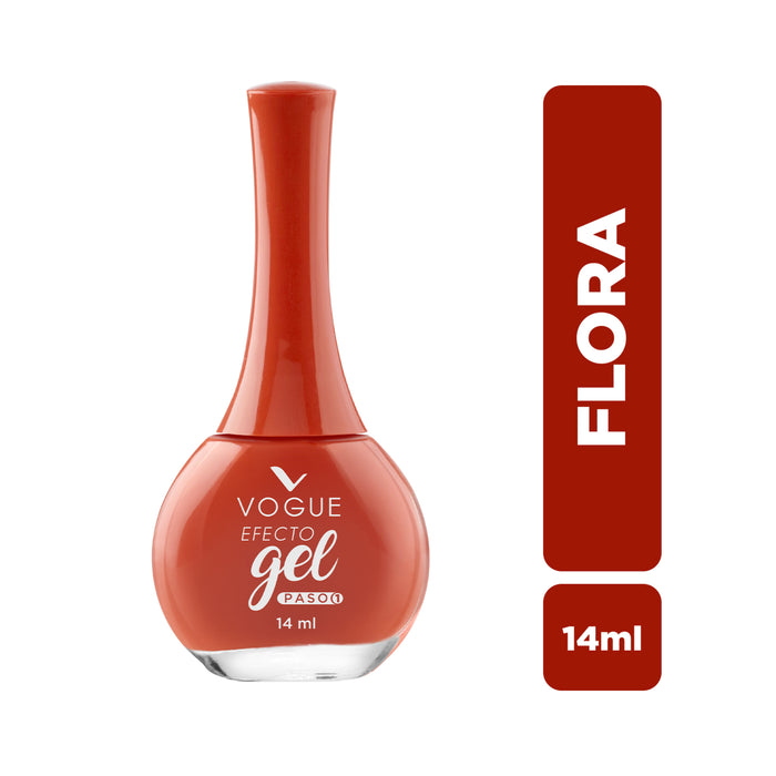 Esmalte Vogue Efecto Gel Flora X 14Ml