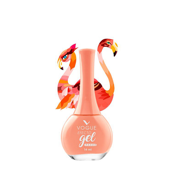 Esmalte Vogue Efecto Gel Flamingo X 14Ml