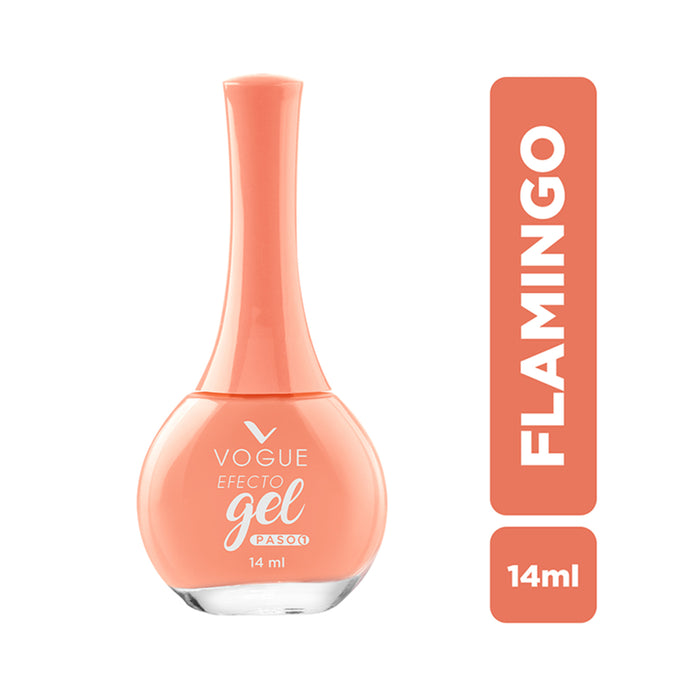 Esmalte Vogue Efecto Gel Flamingo X 14Ml