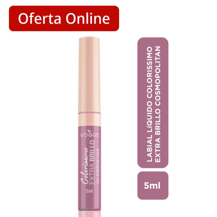 Labial Vogue Liquido Colorissimo Extra Brillo Cosmopolitan X 5Ml