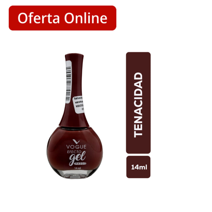 Esmalte Vogue Efecto Gel Tenacidad X 14Ml