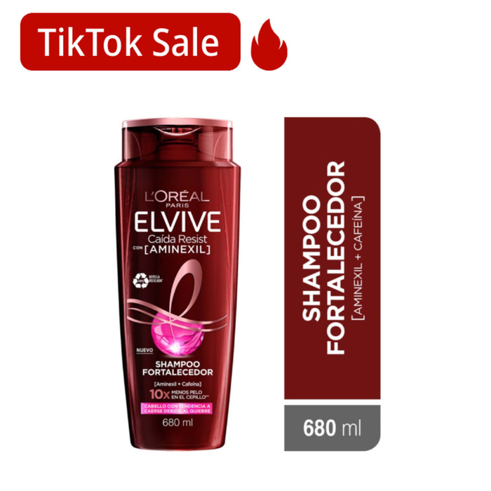 Shampoo Anti Caída Elvive Cabello Quebradizo X 680Ml