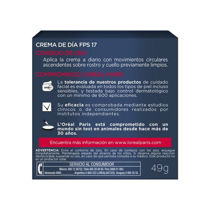 Crema Facial L'oréal Retinol Revitalift - Para Día X 50Ml