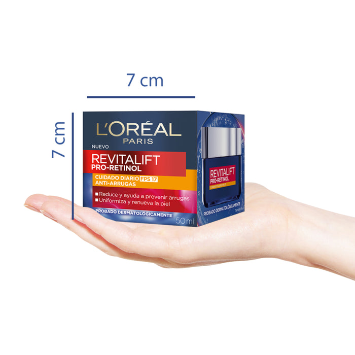 Crema Facial L'oréal Retinol Revitalift - Para Día X 50Ml