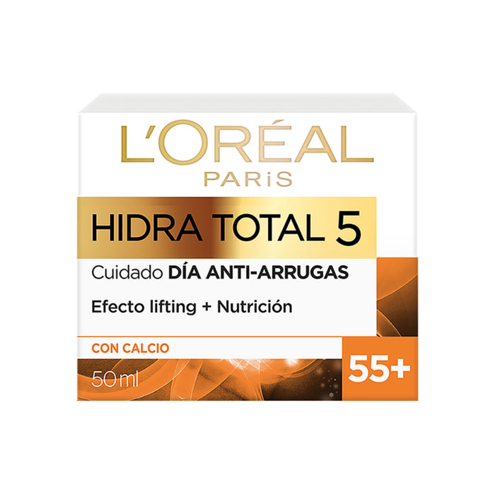 Crema L'oreal Hidra Total 5 Humectación Con Calcio + 55 X 50Ml