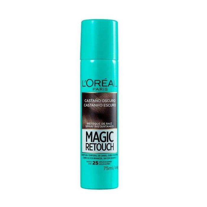 Loreal Magic Retouch Spray Tinte Castanho Oscuro X 75Ml