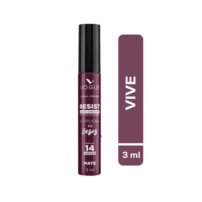 Labial Liquido Vogue Resist Vive X 5Ml