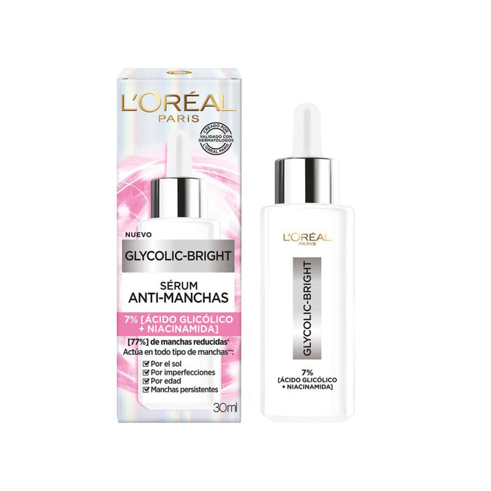 Sérum Antimanchas L'oreal Glycolic-Bright X 30Ml
