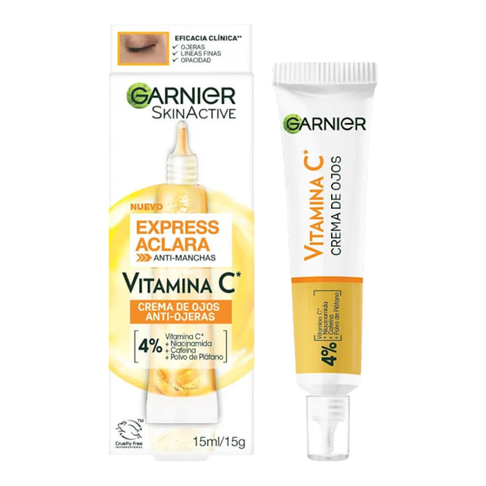 Crema Garnier Skin Active Anti-Ojeras Vitamina C X 15Ml