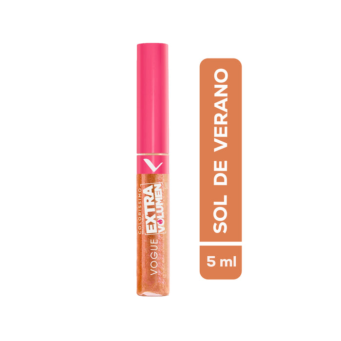 Brillo Labial Vogue Colorissimo Extra Volumen Sol De Verano X 5Ml