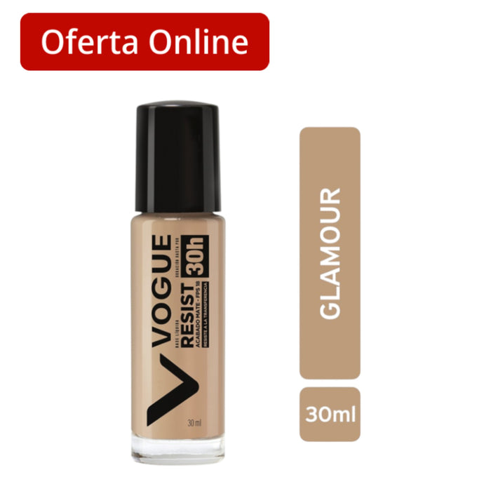 Base Liquida Vogue Resist Fps15 24Hr Glamour X 30Ml