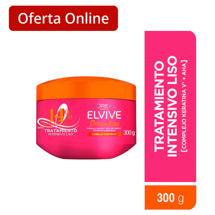 Mascara De Tratamiento Elvive Dream Liso X 300G