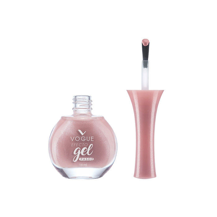 Esmalte Vogue Efecto Gel Tono Rose X 14Ml
