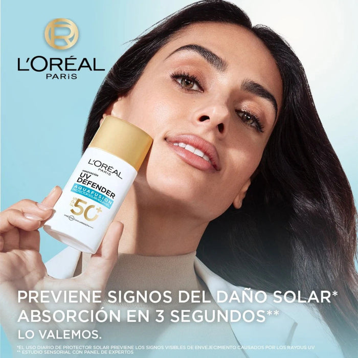 Protector Solar Loreal Uv Defender Fps50+ Aquafusion X 50Ml