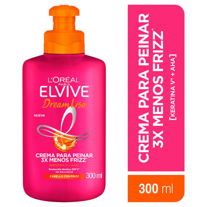 Crema Para Peinar Elvive Dream Liso X 300Ml