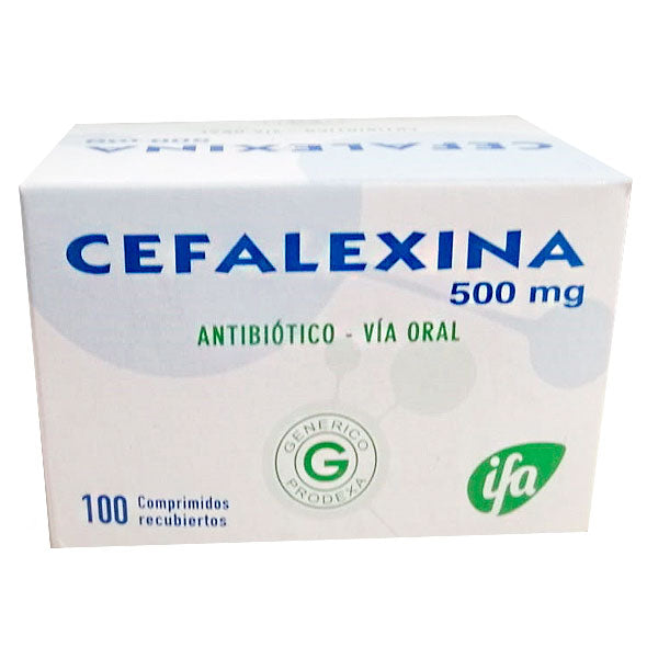 Cefalexina Generico500mg X Capsula