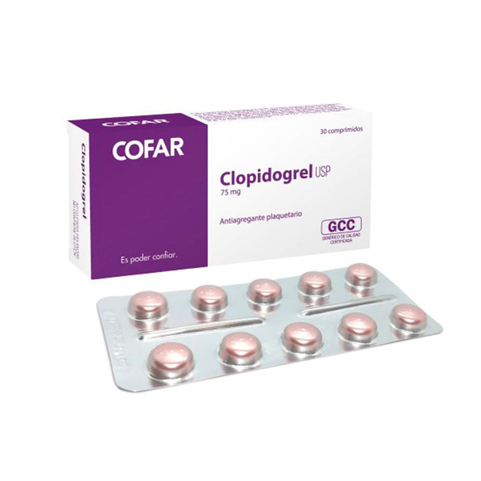 Clopidogrel 75Mg Generico X Tableta
