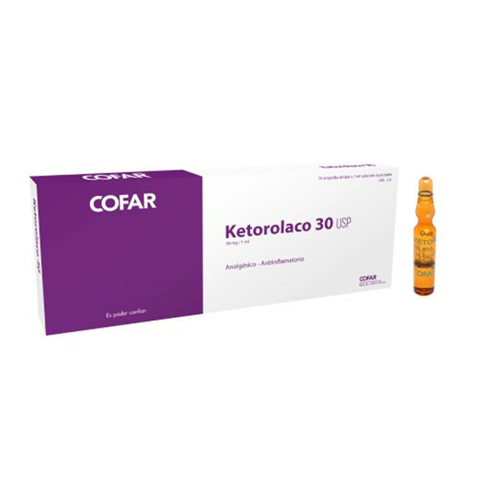 Ketorolaco 30Mg Generico X Ampolla