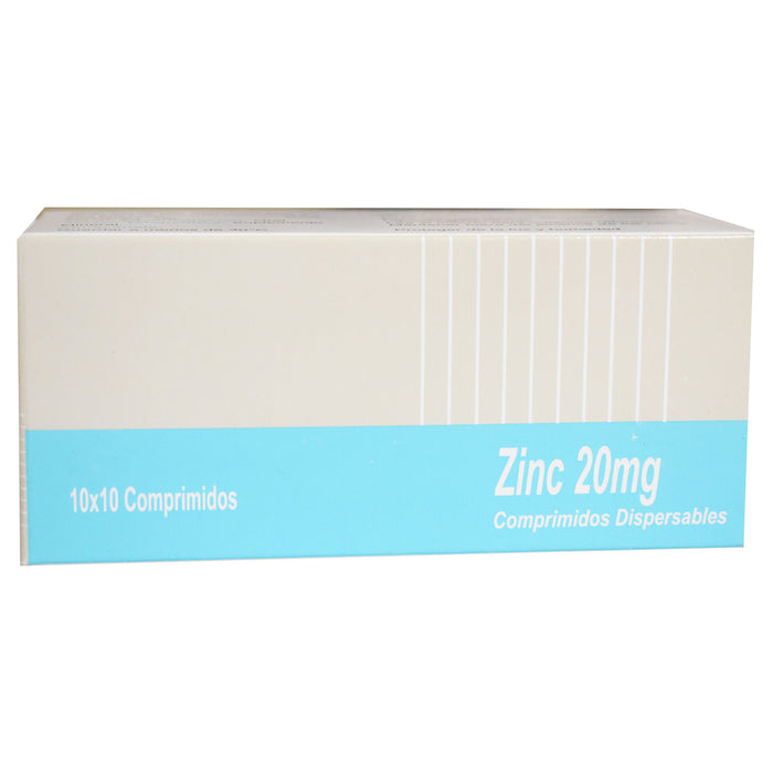 Zinc 20Mg Generico X Tableta