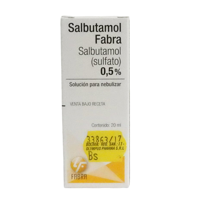 Salbutamol 5Mg Ml Sol P Nebuliz X 20Ml Generico Li