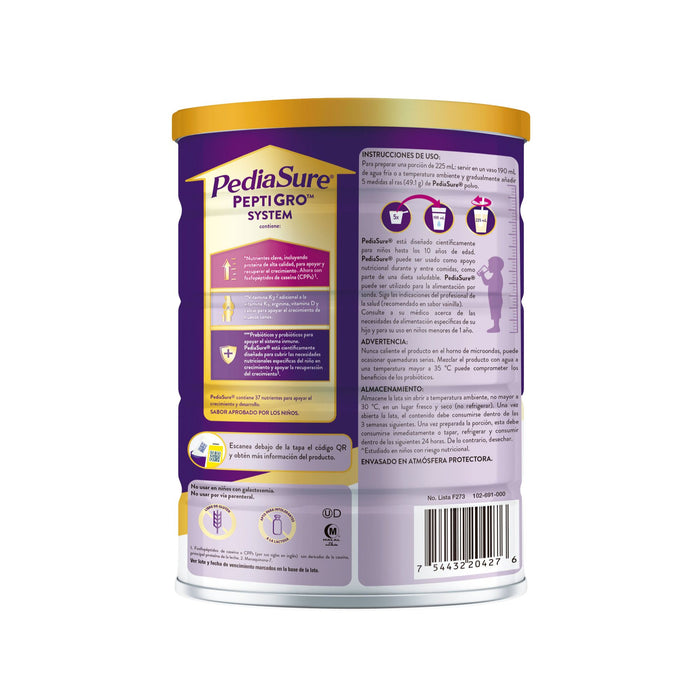 Pediasure Peptigro Vainilla X 850G