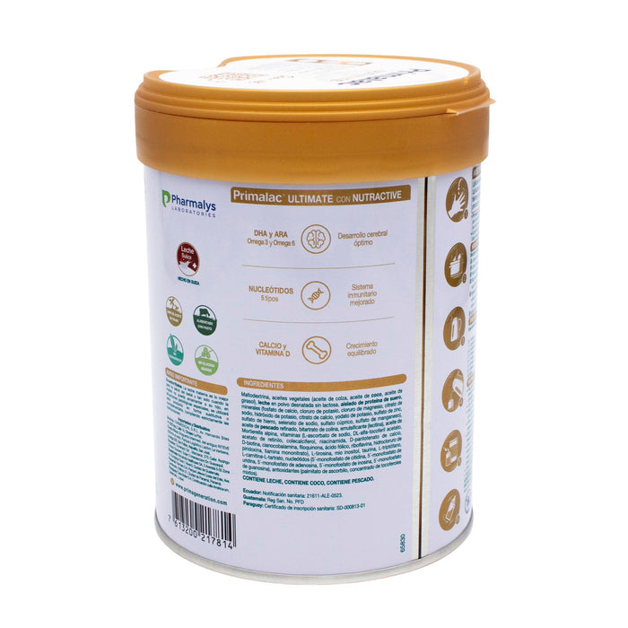 Fórmula Infantil Primalac Ultimate Lf Sin Lactosa Lata X 400G
